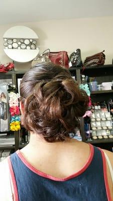 Updo for prom by leonor