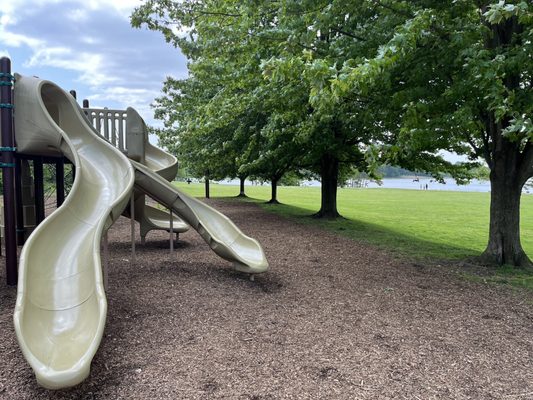 Playground by the water