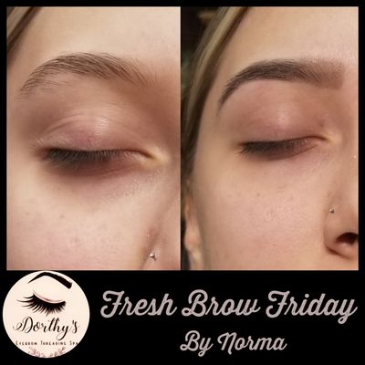 Beautiful Threaded & Tinted Brows