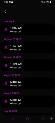 Phone log