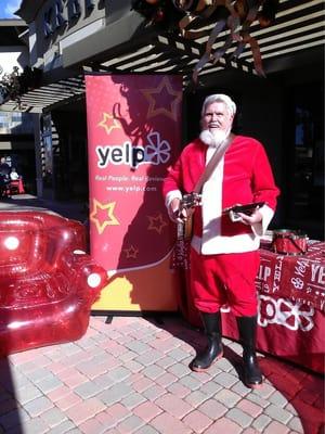 Stop by and take a pic with Santa!