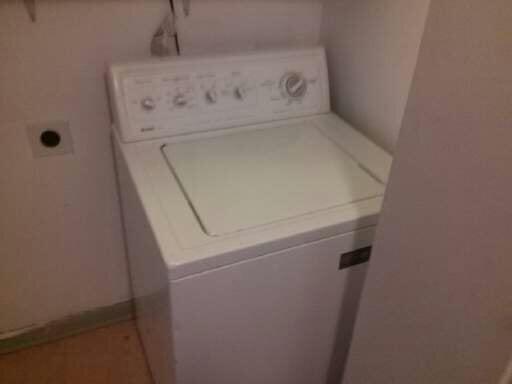 Washer completely reassembled