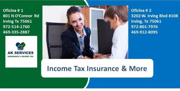 AK Services Insurance & Income Tax