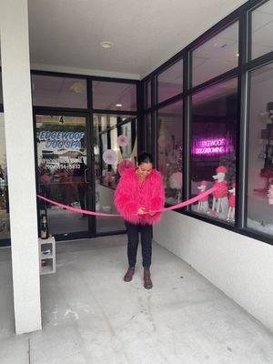 Ribbon cutting