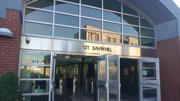 Entrance to Savin Hill MBTA Station