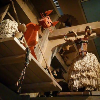 "Animals" at the Noah's Ark Exhibit, made from recycled/repurposed materials.