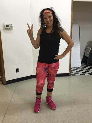 Maribel is the Zumba instructor. She is awesome!!