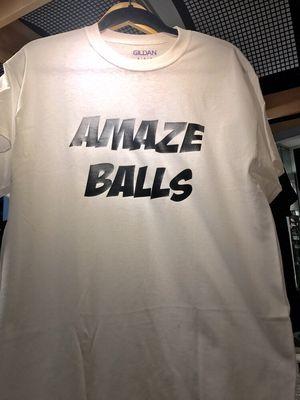 AmazeBalls White Tee