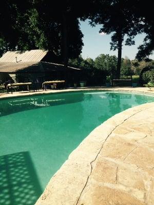 Large pool on the grounds; centrally located.