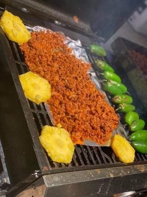 Al Pastor #alpastor one of our many meat selections for tacos.