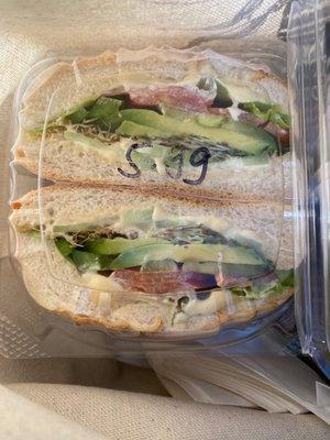 #15 Veggie sandwich