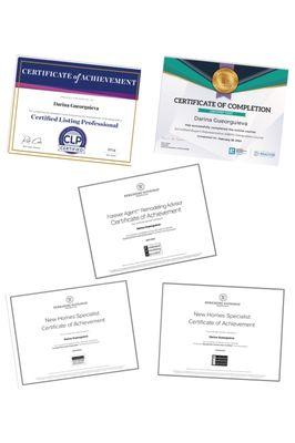 My Certifications