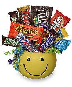 Yep ! we do candy gift baskets!!