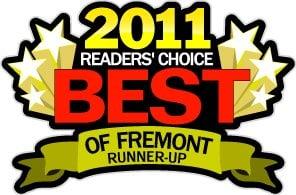 Reader's Choice Poll in the Argus and Fremont Bulletin for the second year ina  row-