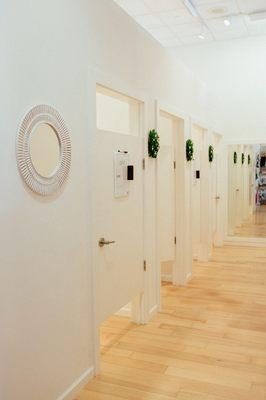 Four beautiful dressing rooms for your convenience