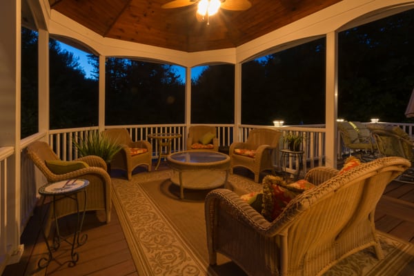 Professional Building Services covered porch  project in Salem NH