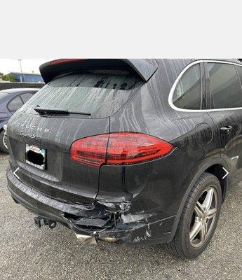 Porsche repair - before