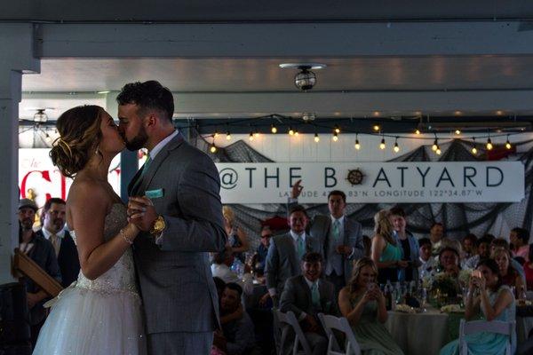 The Club @ The Boatyard is the place to go for wedding receptions on the waterfront of Gig Harbor.