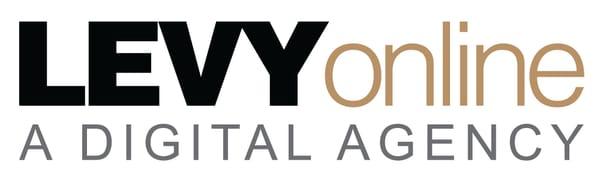 The logo for internet marketing and web design company Levy Online.