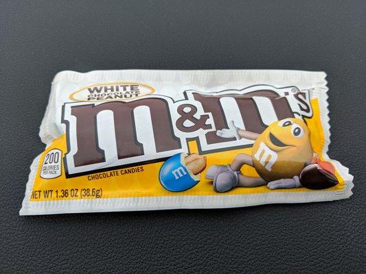 White chocolate peanut M&M's