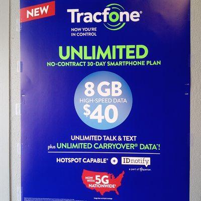 Mobile service and we also have True Connect for low income if you qualifying all you need is EBT or Medi-Cal. Or SSI.