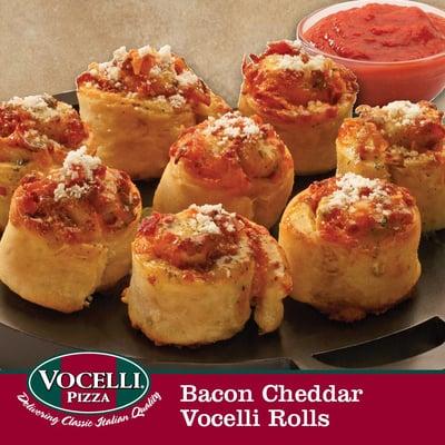 Bacon Cheddar Vocelli Rolls