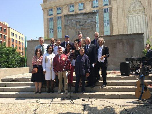 Memorial Day Honoring WWI Vets - Brownsville 2016