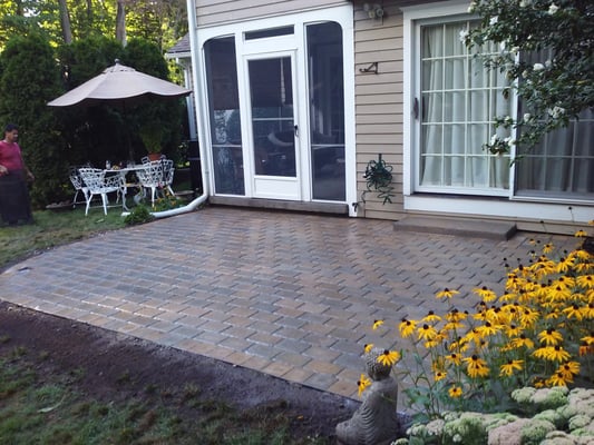 New patio.