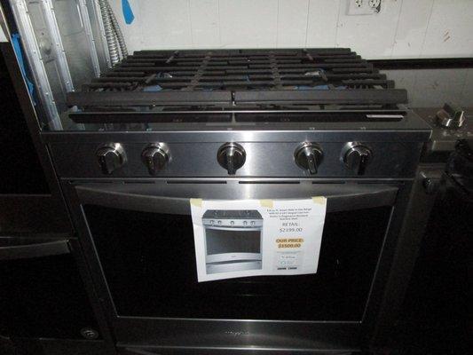 Open box Gas stove stainless steel