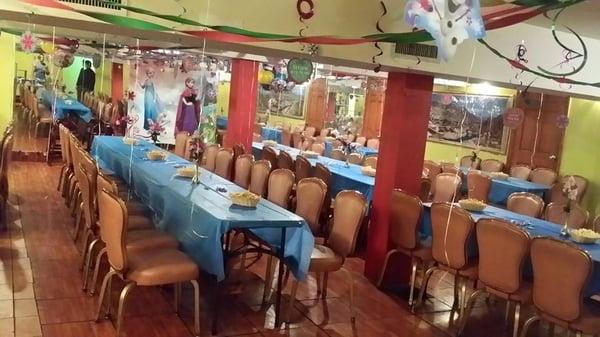 PARTY HALL ACCOMMODATES 50-100 PEOPLE