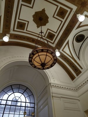 Never noticed how beautifully detailed Walgreens ceiling is!