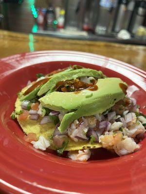 Shrimp Tostada