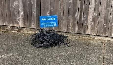 Decent haul of wires off the house today