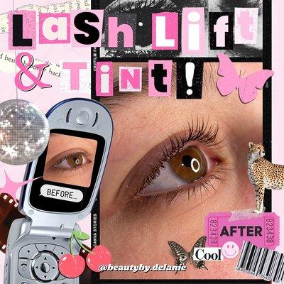 lash lift & tint