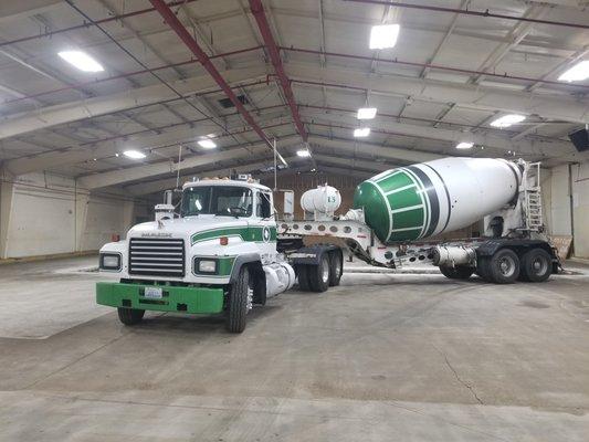 Big concrete mixer