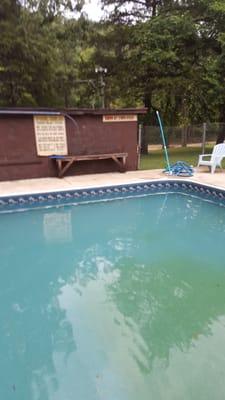 Here is picture of the pool they told us it was ok to swim in. Stay away from this place! Genergy Dillow