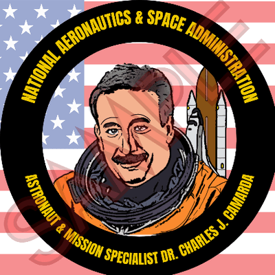 "Astronaut Charles Camurada" Exclusive Space Coin