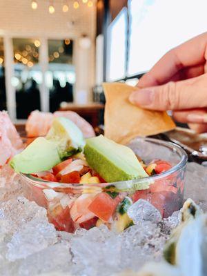 Seafood platter - ceviche