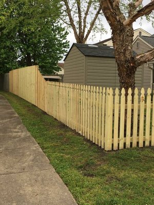 More wood fence