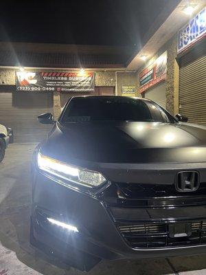 Full wrap on this 2020 Honda Accord.