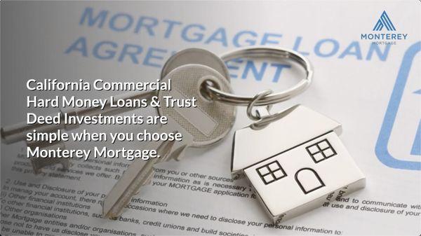 California Commercial Hard Money Loan Lenders & Trust Deeds