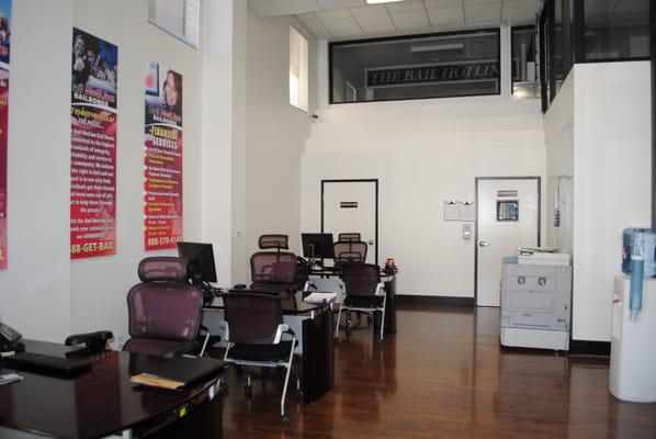 Van Nuys bail bonds front interior view