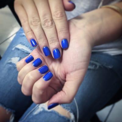 royal blue gel polish