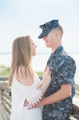 Couple Portraits at First Landing State Park in Virginia Beach, VA