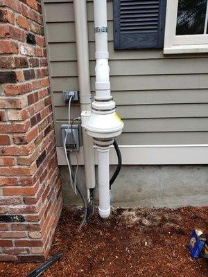 residential radon system install