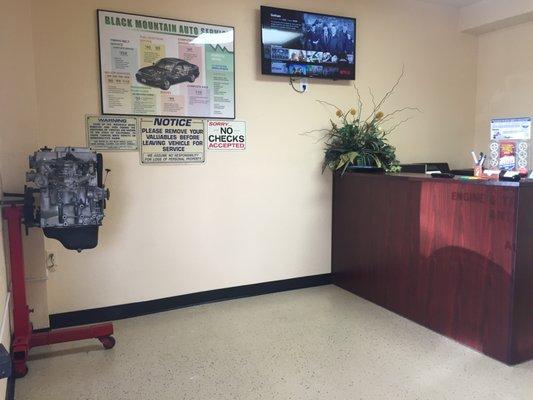 Netflix and chill in our newly remodeled waiting room while your car is being repaired!