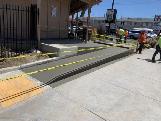 ADA wheelchair ramp