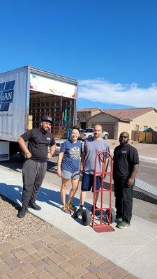 Neiko, jaylon, Tony were absolutely wonderful to work with. They showed up in 100 degrees heat and handled business! Great guys!