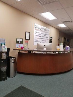 Reception desk.