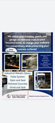 Some of the services we offer.